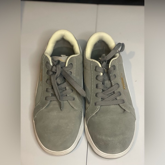 Puma‎ Safety Toe Composite Toe Gray and White Sneakers - Picture 4 of 6